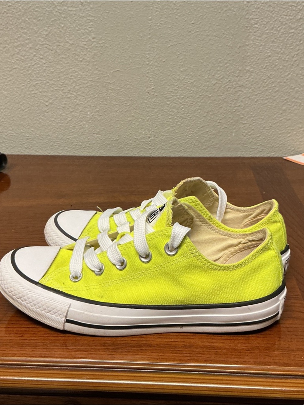 Converse Unisex CT All Star OX 170156F Yellow Casual Shoes Sneakers Size M 4 W6 - Picture 6 of 10